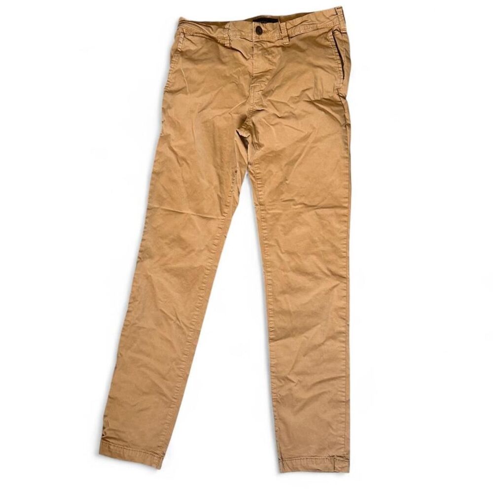 American-eagle Men's Tan and Brown Trousers